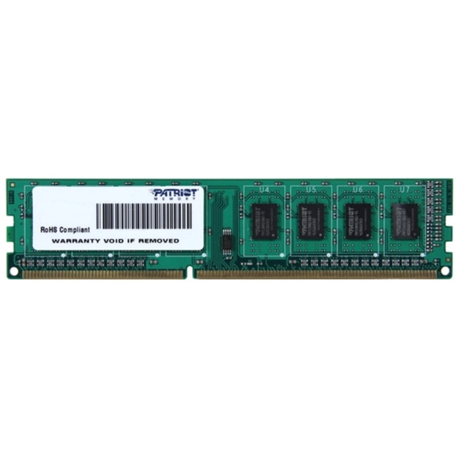 ОЗУ Patriot DDR3 4Gb (pc-10600) PSD34G133381 (DIMM, DDR3, 4 Гб, 1333 МГц)