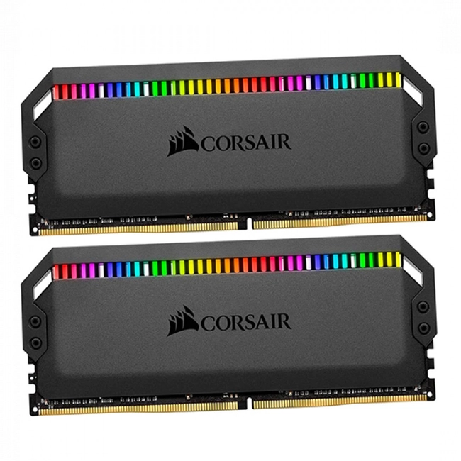 ОЗУ Corsair Dominator Platinum RGB CMT16GX4M2D3600C18 (DIMM, DDR4, 16 Гб (2 х 8 Гб), 3600 МГц)