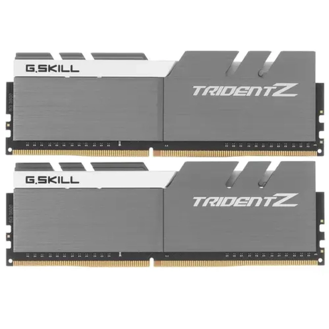 ОЗУ G.Skill TRIDENT Z F4-3600C17D-16GTZSW (DIMM, DDR4, 16 Гб (2 х 8 Гб), 3600 МГц)