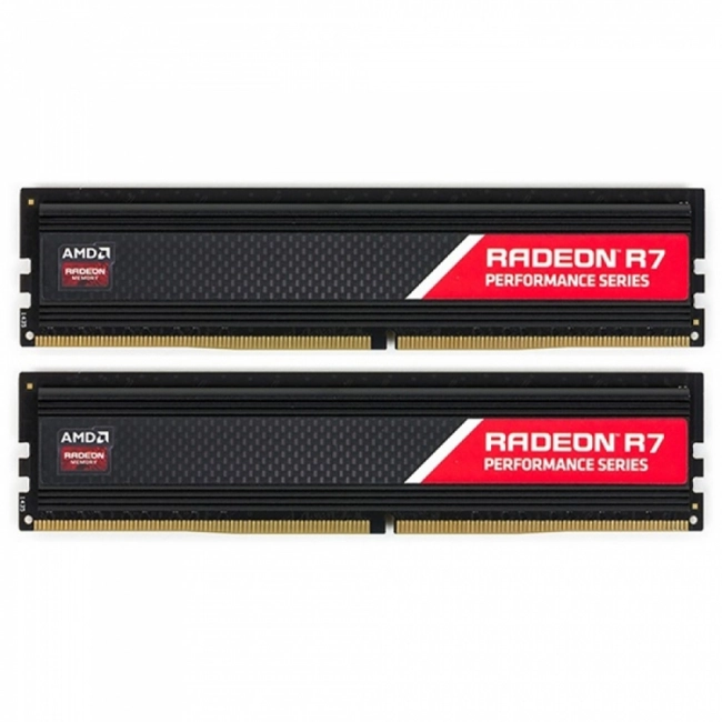 ОЗУ AMD R7 Performance Series Black R7S432G2400U2K (DIMM, DDR4, 32 Гб (2 х 16 Гб), 2400 МГц)