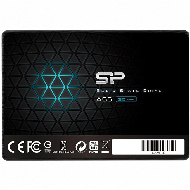 Внутренний жесткий диск Silicon Power Ace A55 SP002TBSS3A55S25 (SSD (твердотельные), 2 ТБ, 2.5 дюйма, SATA)