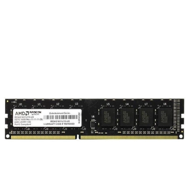 ОЗУ AMD R534G1601U1S-UO (DIMM, DDR3, 4 Гб, 1600 МГц)