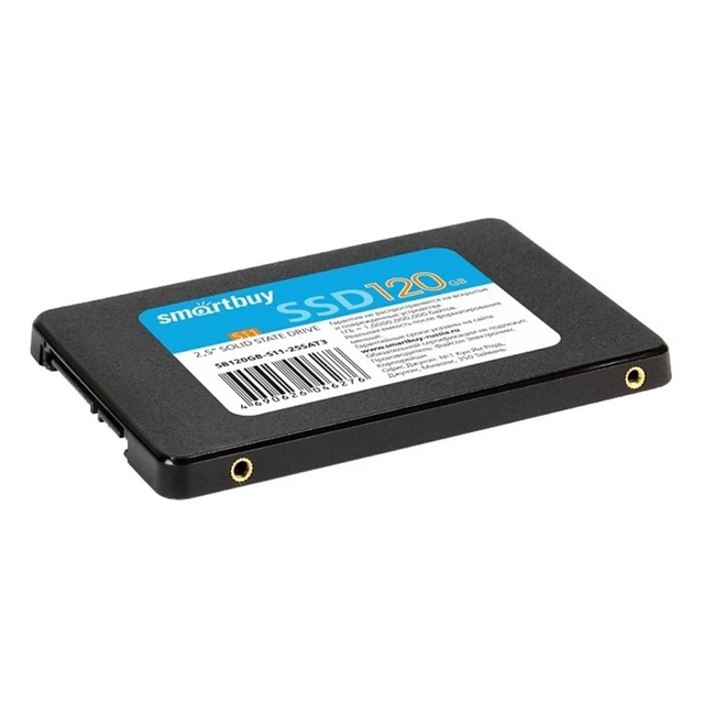 Внутренний жесткий диск SmartBuy SSD 120Gb SB120GB-S11-25SAT3 (SSD (твердотельные), 120 ГБ, 2.5 дюйма, SATA)