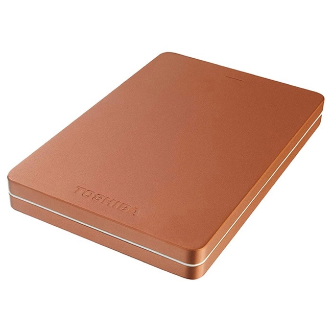 Внешний жесткий диск Toshiba Canvio Alu 500ГБ 2.5" USB 3.0 красный HDTH305ER3AB (500 ГБ)