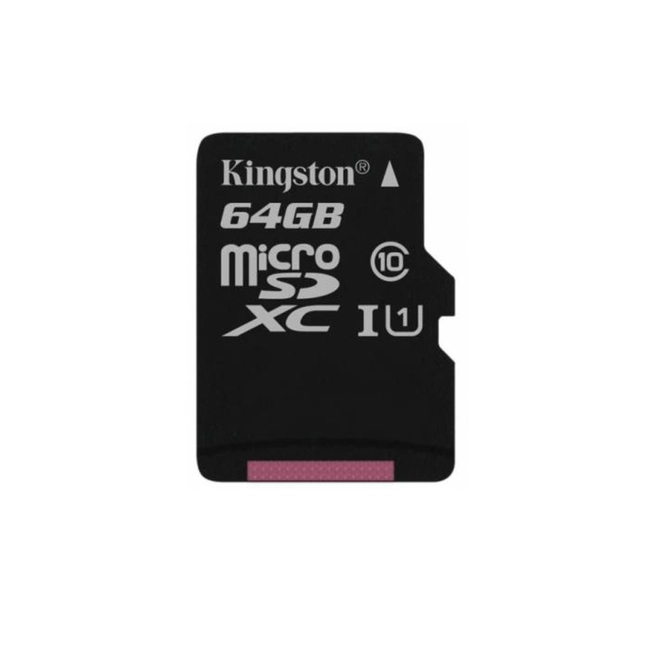 Флеш (Flash) карты Kingston 64GB microSDXC Canvas Select 80R CL10 UHS-I Card No Adapter SDCS/64GBSP (64 ГБ)