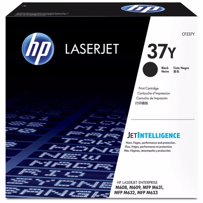 Лазерный картридж HP 37Y максимальной емкости, Черный CF237Y