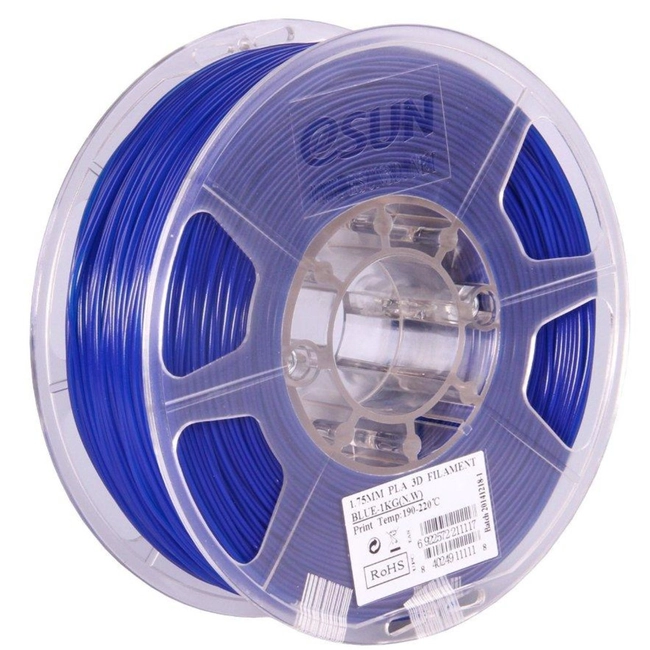Расходный материалы для 3D-печати ESUN 3D ABS+ Пластик eSUN Blue/1.75mm/1kg/roll ABS+175U1