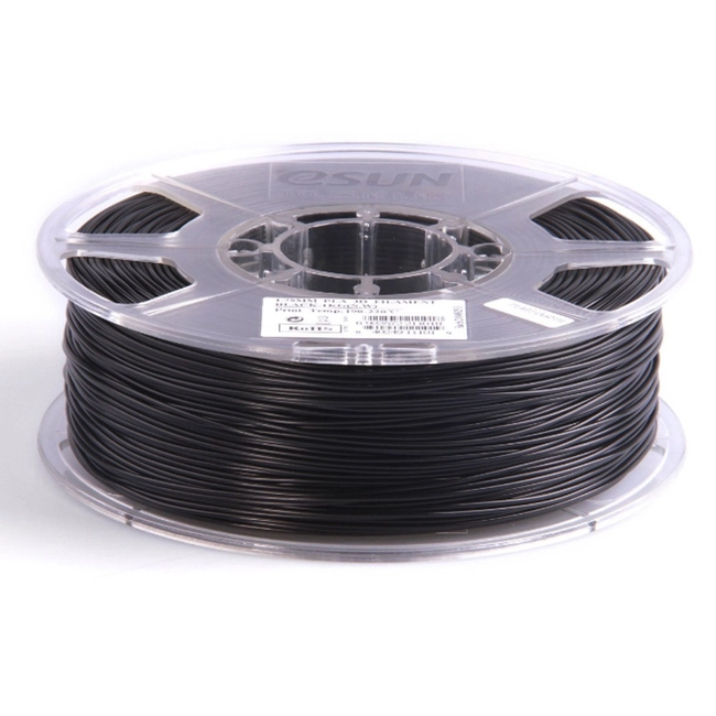 Расходный материалы для 3D-печати ESUN 3D PLA+ Пластик eSUN Black/1.75mm/1kg/roll PLA+175B1
