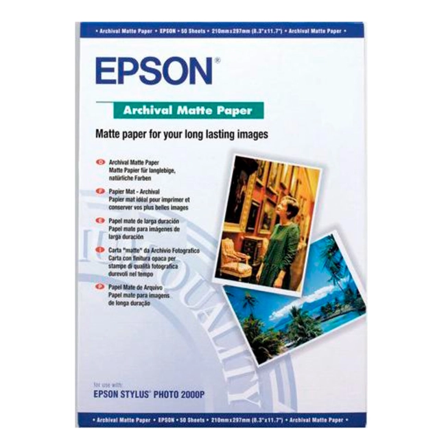 Бумага Epson Archival Matter Paper A3+ C13S041340