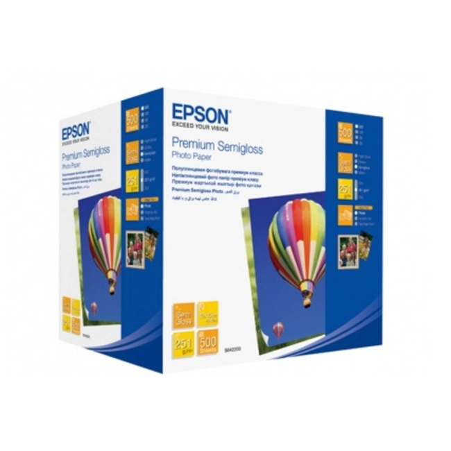 Бумага Epson Premium Semigloss Photo Paper 10x15 (500 листов) C13S042200