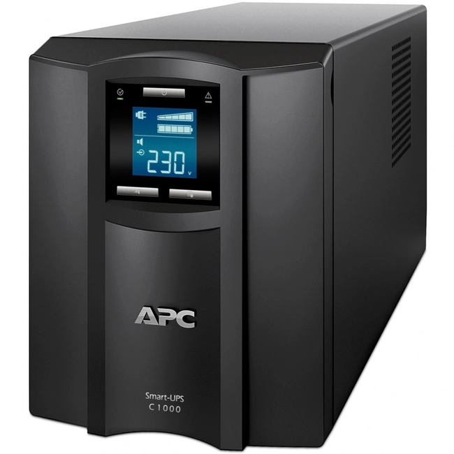 Источник бесперебойного питания APC Smart-UPS C 1000, ЖК-экран, 230 В SMC1000I (1000 ВА, 600)