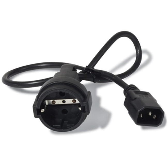 Опция для ИБП APC сетевой шнур, соединители C14 – CEE 7/7 Schuko, 0,6 м AP9880
