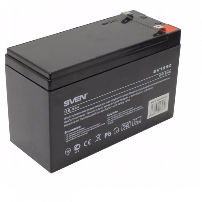 Сменные аккумуляторы АКБ для ИБП Sven SV 12V9Ah SV-0222009 (12 В)