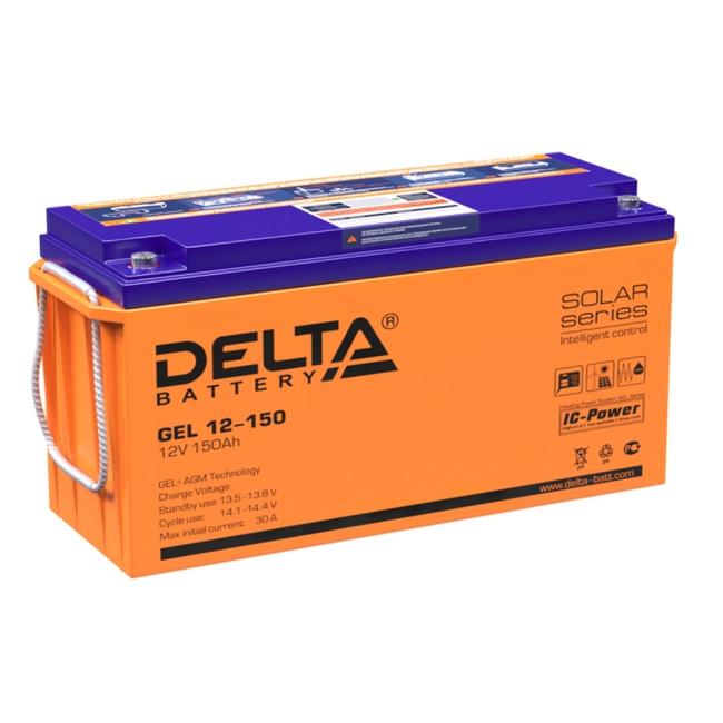 Сменные аккумуляторы АКБ для ИБП Delta Battery GEL 12-150 (12 В)