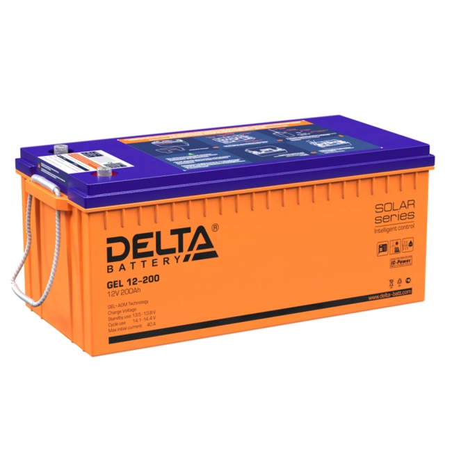 Сменные аккумуляторы АКБ для ИБП Delta Battery GEL 12-200 (12 В)