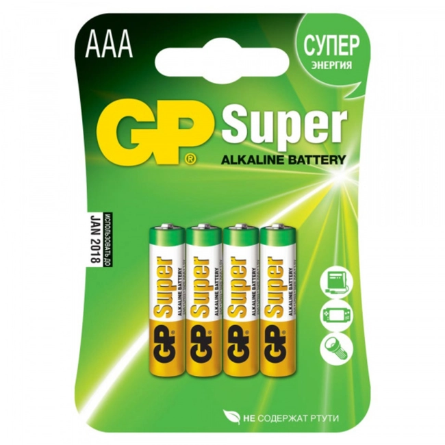 Батарейка GP Super Alkaline 24А 4891199000058