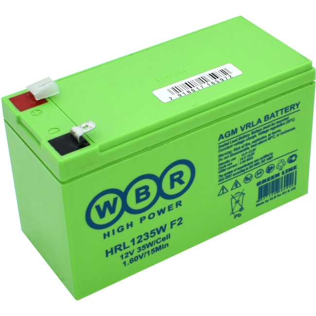 Сменные аккумуляторы АКБ для ИБП WBR HRL1235W F2 (12 В)