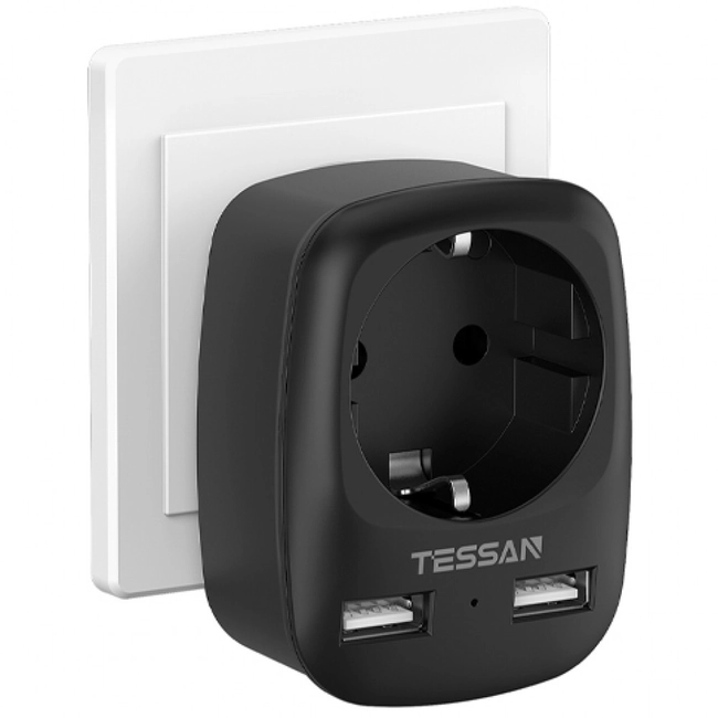 Распределитель питания Tessan TS-611-DE BLACK TS-611-DE-BLACK