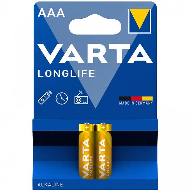 Батарейка VARTA Longlife Micro 1.5V - LR03/ AAA (2 шт) LR03 AAA Longlife Micro (2 шт)