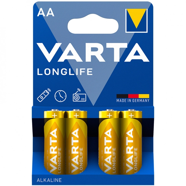 Батарейка VARTA Longlife Mignon 1.5V - LR6/ AA (4 шт) LR6/АА Longlife 4