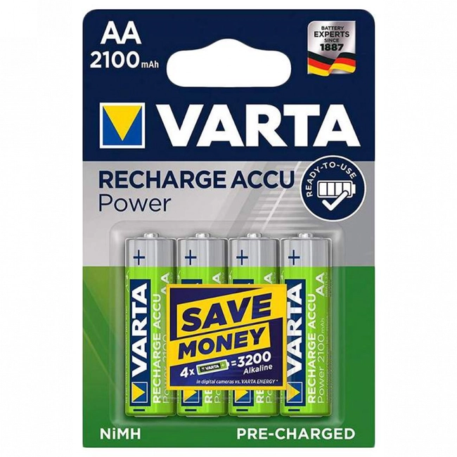 Батарейка VARTA AA Ready2Use HR6 56706-4