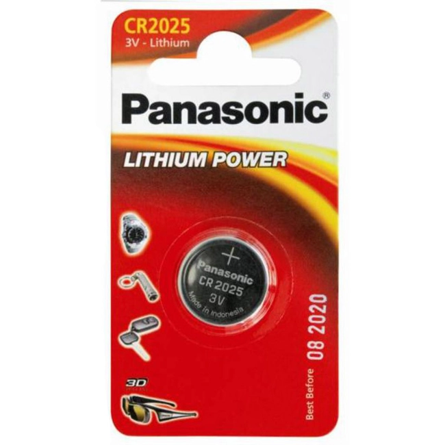 Батарейка Panasonic CR-2025EL/1B Lithium