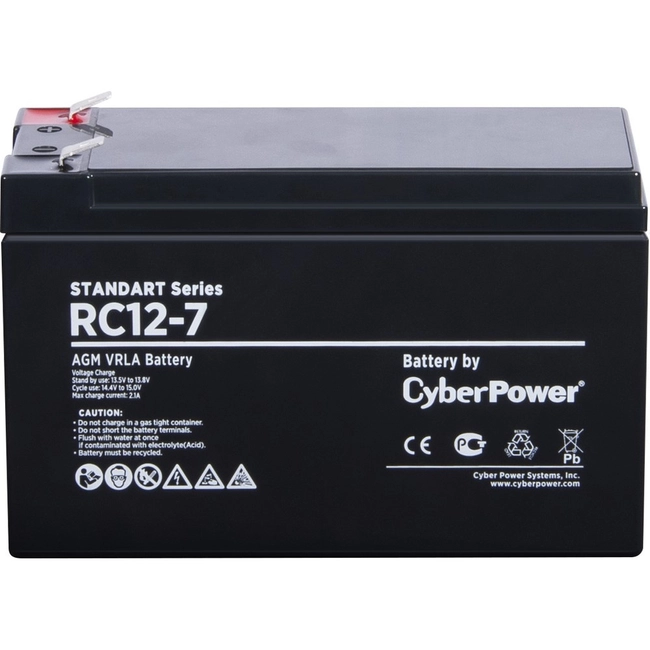 Сменные аккумуляторы АКБ для ИБП CyberPower RC12-7 (12 В)