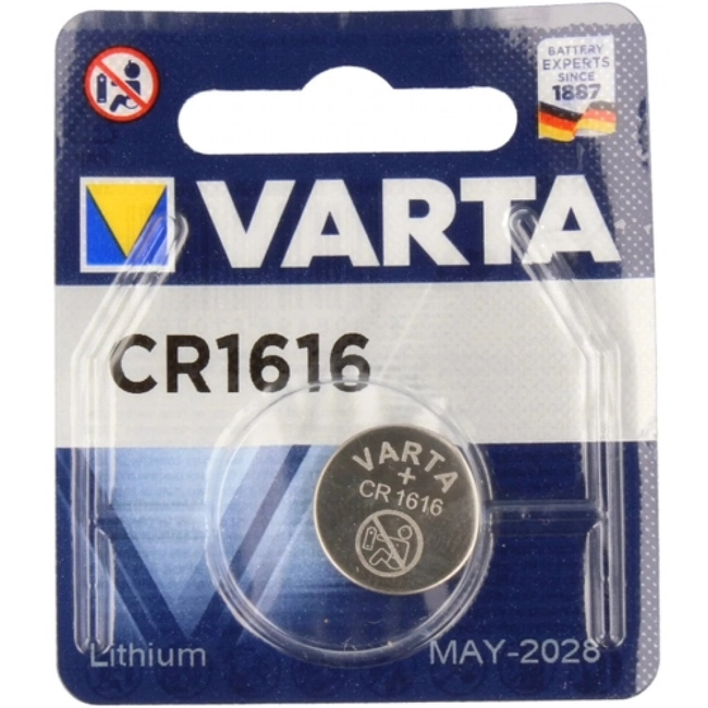 Батарейка VARTA Electronics CR1616 55mAh 3V 103978