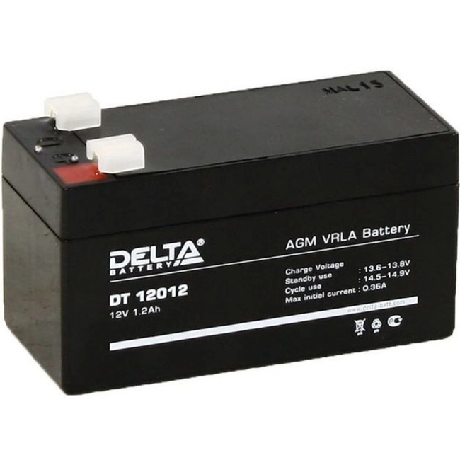 Сменные аккумуляторы АКБ для ИБП Delta Battery DT 12012 (12 В)