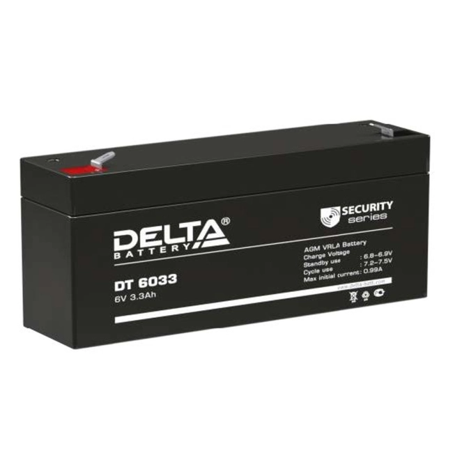 Сменные аккумуляторы АКБ для ИБП Delta Battery DT 6033 (6 В)