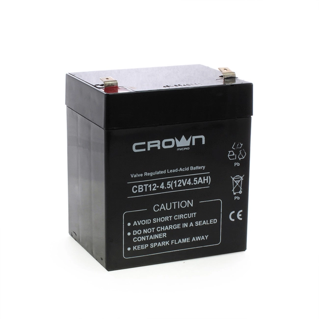 Сменные аккумуляторы АКБ для ИБП CROWN CBT-12-4.5 (12 В)