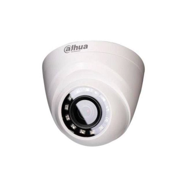 IP видеокамера Dahua HAC-HDW1000R-0280B-S3 (Купольная, Уличная, Проводная, Фиксированный объектив, 2.8 мм, 1/4", 1 Мп ~ 1280×720 HD)