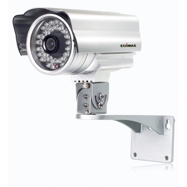 IP видеокамера Edimax IC-9000 (Цилиндрическая, Уличная, Проводная, Фиксированный объектив, 4.5 мм, 1/4", 0.3 Мп ~ 640x480)