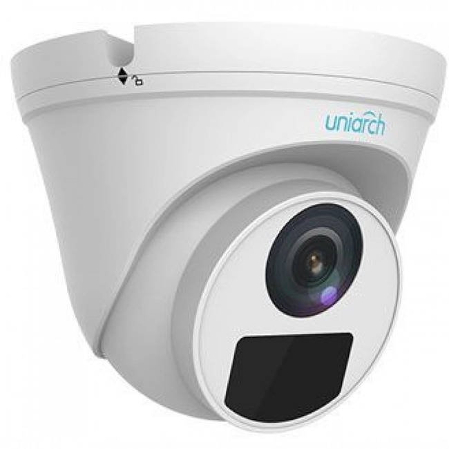 IP видеокамера UNV IPC-T112-PF40 (Цилиндрическая, Внутренней установки, Проводная, Фиксированный объектив, 4 мм, 1/2.9", 2 Мп ~ 1920×1080 Full HD)