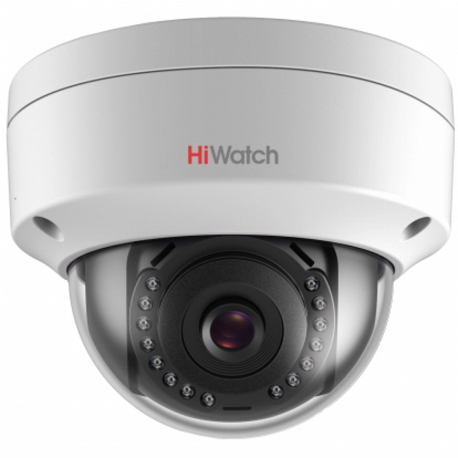 IP видеокамера HiWatch DS-I202 (C) (4 MM) (Купольная, Внутренней установки, Проводная, Фиксированный объектив, 4 мм, 1/2.7", 2 Мп ~ 1920×1080 Full HD)