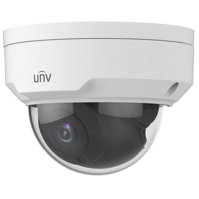 IP видеокамера UNV IPC322LR3-VSPF28-D 2.8 мм IPC322LR3-VSPF28-D-RU (Купольная, Внутренней установки, Проводная, Фиксированный объектив, 2.8 мм, 1/2.7", 2 Мп ~ 1920×1080 Full HD)