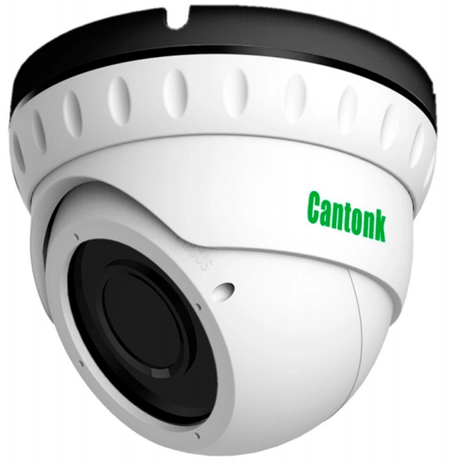 IP видеокамера Cantonk IP-SHR30-4MP IPSHR30H400 (Купольная, Внутренней установки, Проводная, Вариофокальный объектив, 2.8 ~ 12 мм, CMOS, 4 Мп ~ 2688×1520)