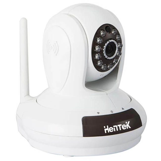 IP видеокамера HenteK HK-P2P006 (PTZ-поворотная, Внутренней установки, WiFi + Ethernet, Фиксированный объектив, 3.6 мм, CMOS, 1.3 Мп ~ 1280×960 SXGA)