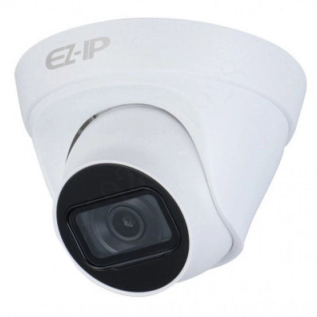 IP видеокамера EZ-IP EZ-IPC-T1B20P-0280B (Купольная, Внутренней установки, Проводная, Фиксированный объектив, 2.8 мм, 1/2.7", 2 Мп ~ 1920×1080 Full HD)