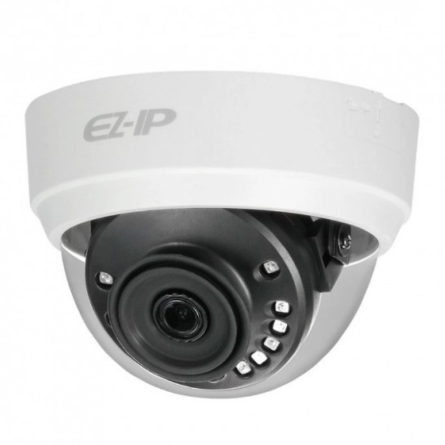 IP видеокамера Dahua EZ-IPC-D1B40P-0280B (Купольная, Внутренней установки, Проводная, Фиксированный объектив, 2.8 мм, 1/3", 4 Мп ~ 2688×1520)