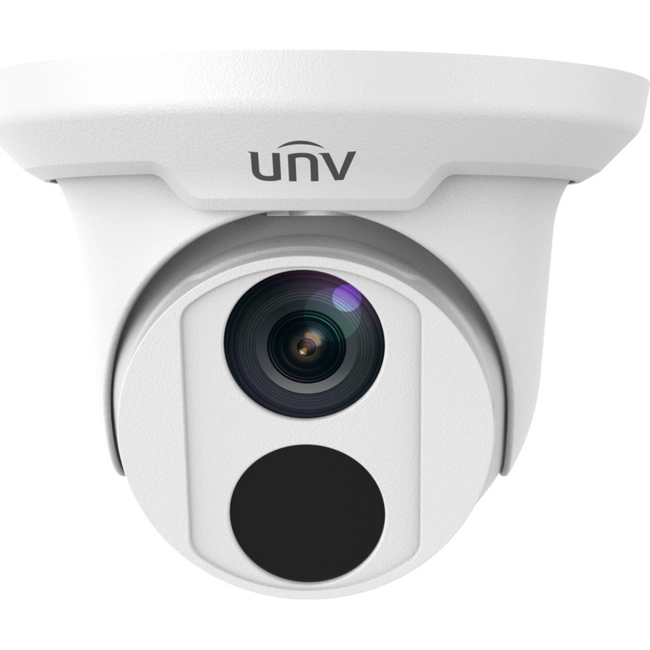 IP видеокамера UNV IPC3612LR3-PF28-A (Купольная, Внутренней установки, Проводная, Фиксированный объектив, 2.8 мм, 1/2.7", 2 Мп ~ 1920×1080 Full HD)