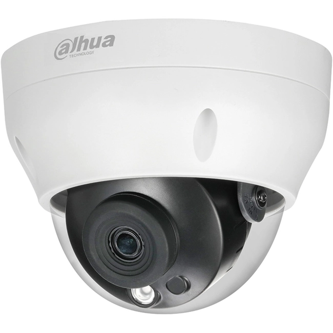 IP видеокамера Dahua DH-IPC-HDPW1230R1P-0280B (Купольная, Внутренней установки, Проводная, Фиксированный объектив, 2.8 мм, 1/2.7", 2 Мп ~ 1920×1080 Full HD)