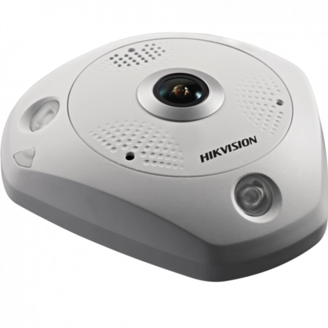 IP видеокамера Hikvision DS-2CD6365G0-IVS(1.27mm) (Рыбий глаз, Внутренней установки, Проводная, Фиксированный объектив, 1.27 мм, 1/1.8ʺ, 6 Мп ~ 3072x2048)