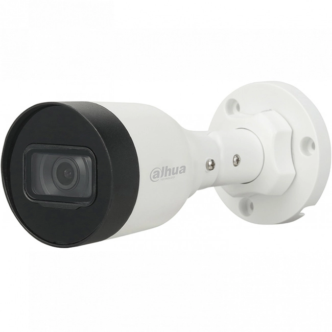 IP видеокамера Dahua DH-IPC-HFW1431S1P-A-0280B (Цилиндрическая, Уличная, Проводная, Фиксированный объектив, 2.8 мм, 1/3", 4 Мп ~ 2688×1520)