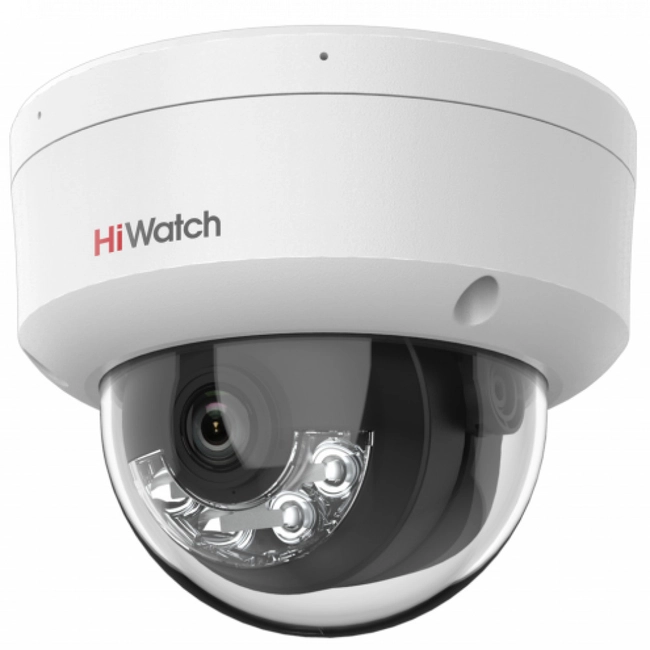 IP видеокамера HiWatch DS-I252M(B)(4 MM) (Купольная, Уличная, Проводная, Фиксированный объектив, 2.8/4 мм, 1/2.9", 2 Мп ~ 1920×1080 Full HD)