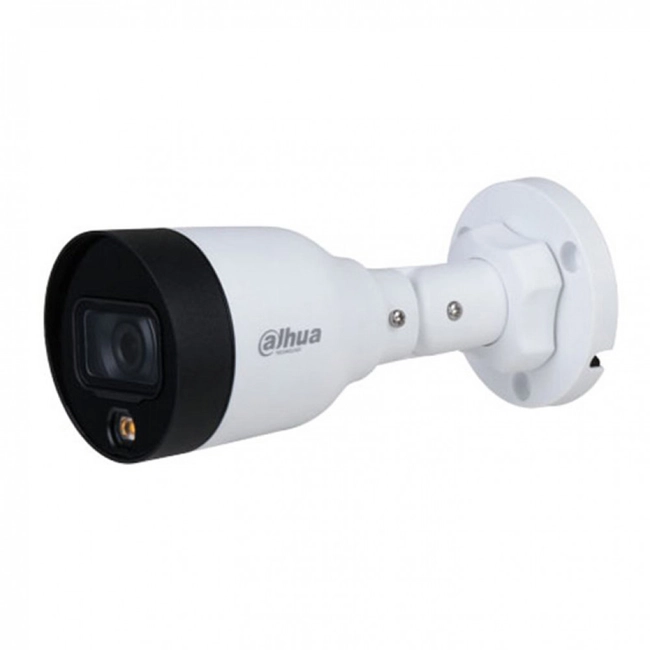 IP видеокамера Dahua DH-IPC-HFW1439S1P-LED-0280B (Цилиндрическая, Уличная, Проводная, Фиксированный объектив, 2.8 мм, 1/3", 4 Мп ~ 2688×1520)
