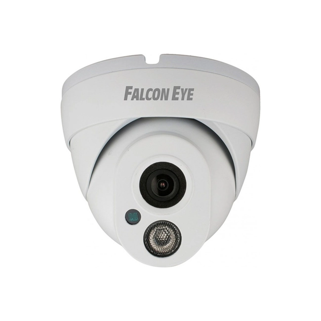 IP видеокамера Falcon Eye FE-IPC-DL200P 3.6-3.6мм цветная (Купольная, Внутренней установки, Проводная, Фиксированный объектив, 3.6 мм, 1/2.9", 2 Мп ~ 1920×1080 Full HD)