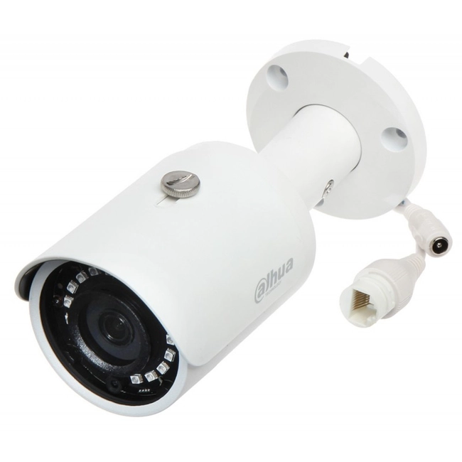 IP видеокамера Dahua DH-IPC-HFW1230SP-0280B (Цилиндрическая, Уличная, Проводная, Фиксированный объектив, 2.8 мм, 1/2.9", 2 Мп ~ 1920×1080 Full HD)