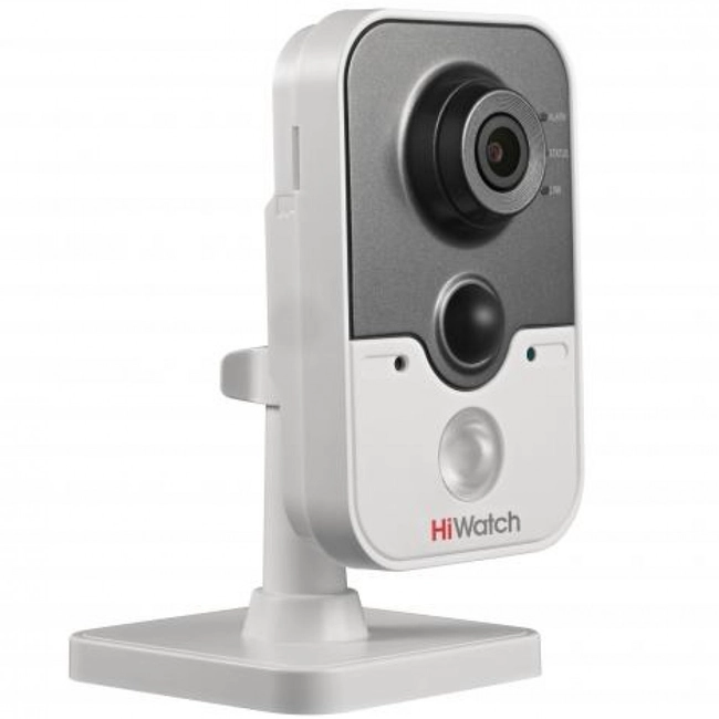 IP видеокамера HiWatch DS-I114 (4 mm) (Настольная, Внутренней установки, Проводная, Фиксированный объектив, 4 мм, 1/4", 1 Мп ~ 1280×720 HD)