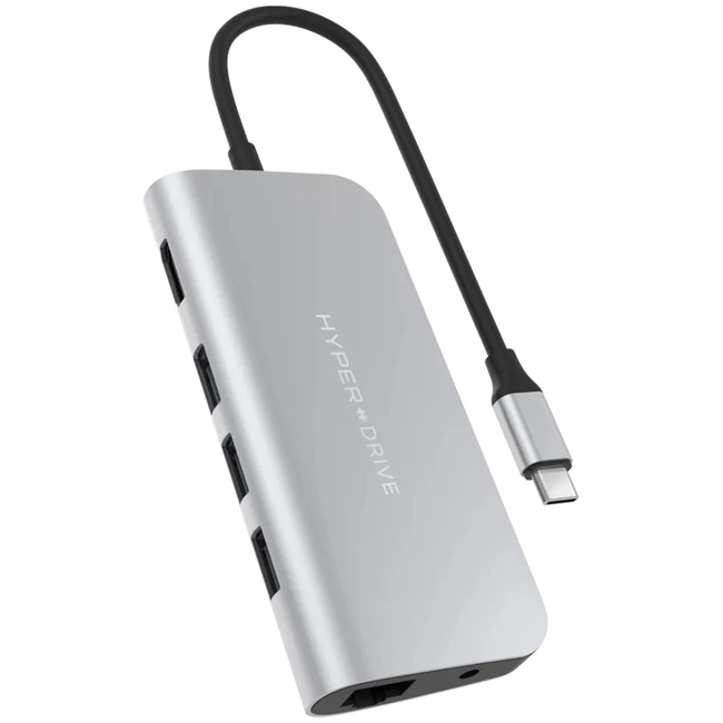 HyperX USB Хаб HyperDrive POWER 9 in 1 HD30F-GREY